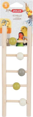 Actual product image Zolux Ladder Hout 5 Treden Met Kralen