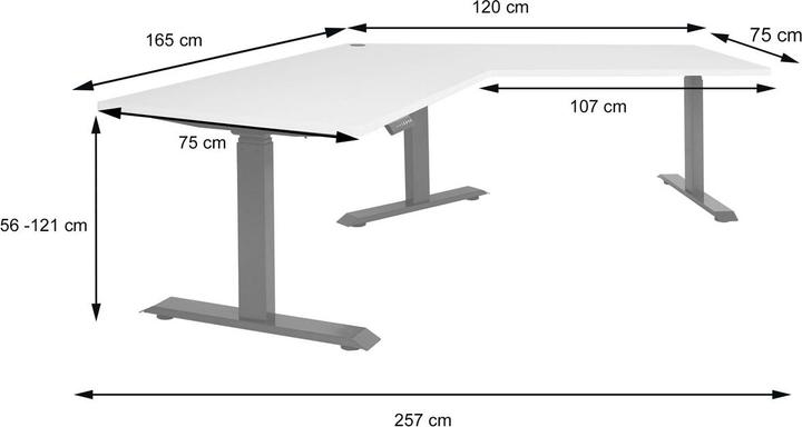 Actual product image MCW D40-3in1 (121 x 257 x 75 cm)