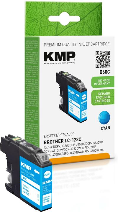 KMP B60C - 6.6 ml - Cyan - compatible -