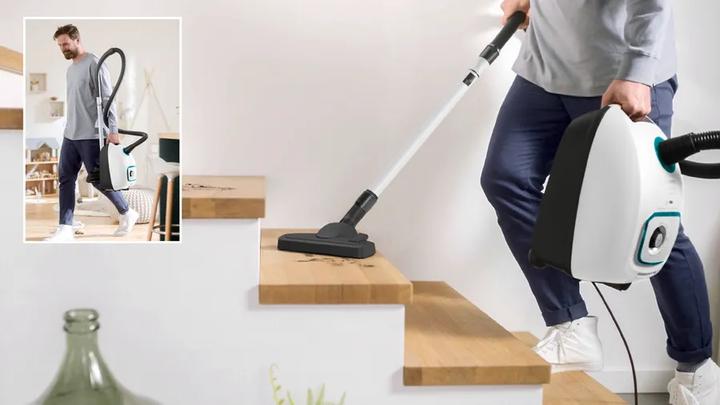 Actual product image Bosch Hausgeräte Series 4, Vacuum cleaner with bag, ProHygienic, White, BGD41HYG