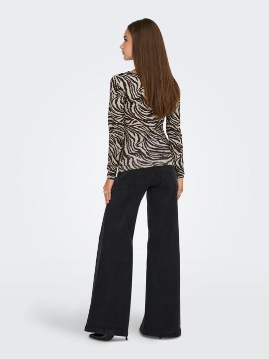 Actual product image Only Onllone Aop L/S Two Way Top Jrs (S)