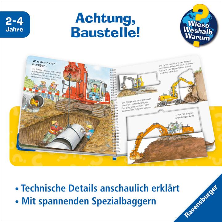 Produktbild Ravensburger Der Bagger (Deutsch, Andrea Erne, Wolfgang Metzger, 2015)