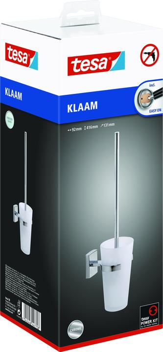 Produktbild tesa KLAAM WC-Bürstengarnitur inkl. Klebelösung ohne Bohren