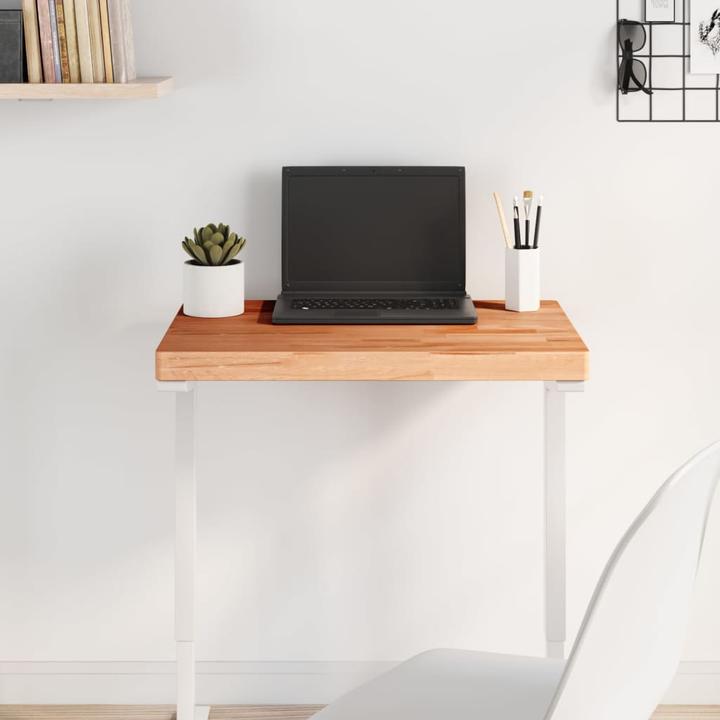 Image du produit VidaXL Tischplatte 80x40x4 cm Rechteckig Massivholz (80 x 40 x 4 cm)