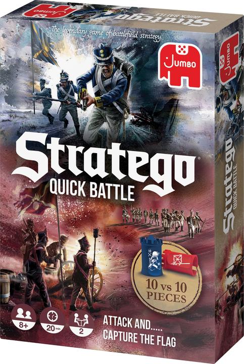 Actual product image Jumbo Stratego Quick Battle (German, French, Dutch, Italian, Portuguese, English)