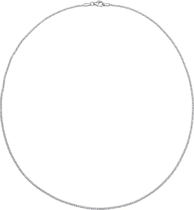Produktbild Kuzzoi Halskette Herren Basic Kordelkette Gedreht Fein 925 Silber (925er Sterling Silber, 45 cm)