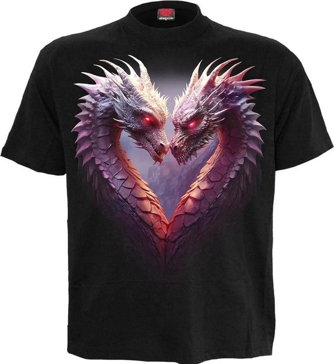 Immagine prodotto Spiral Heart Of Dragons Maglietta Adulto Unisex (S)