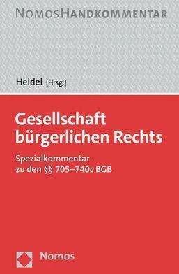 Produktbild Gesellschaft bürgerlichen Rechts: GbR (Deutsch, Thomas Heidel, 2023)