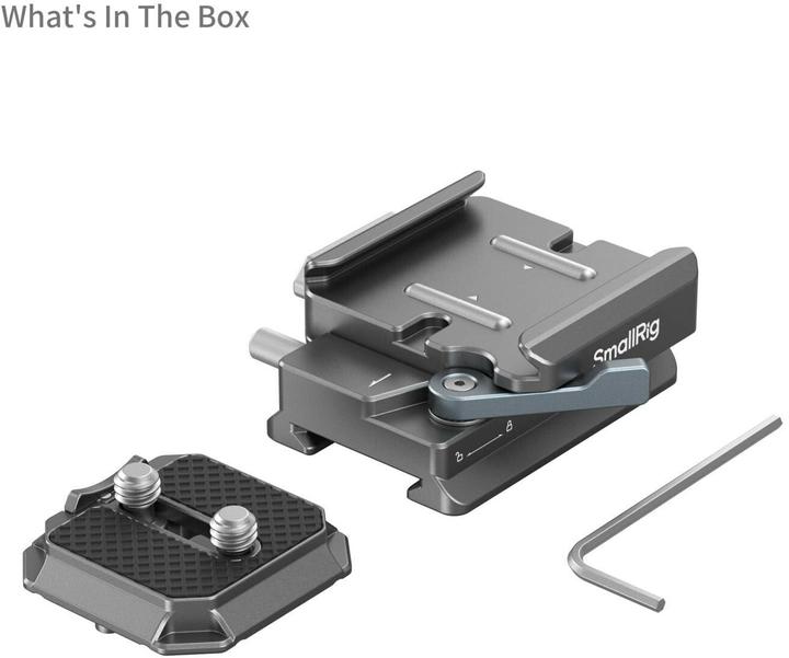 SmallRig HawkLock H38 Arca-Swiss Quick Release Plate for DJI Stabilizers 4639 (Gimbal Montageplatte)