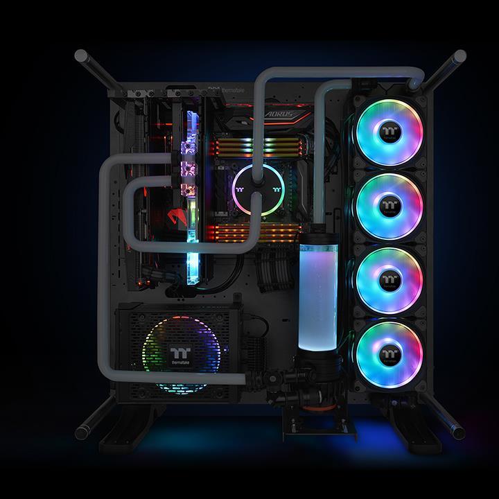 Actual product image Thermaltake Riing Duo 12 RGB LED Fan - 120mm Set of 3 (120 mm, 3 x)