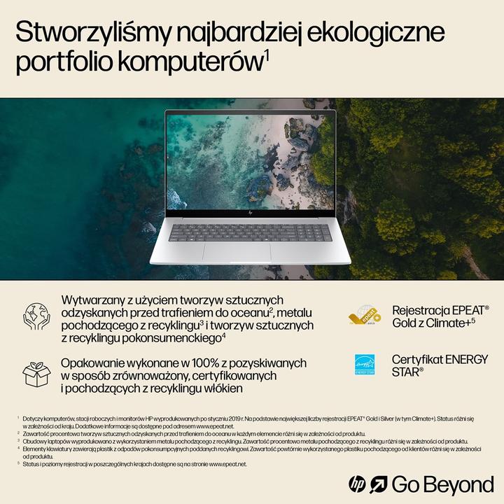Produktbild HP Envy 17T-DA000 Ultra 7-155H 17.3 FHD Touch 16GB SSD512 BT Win11 Glacier Silver (REPACK) 2Y