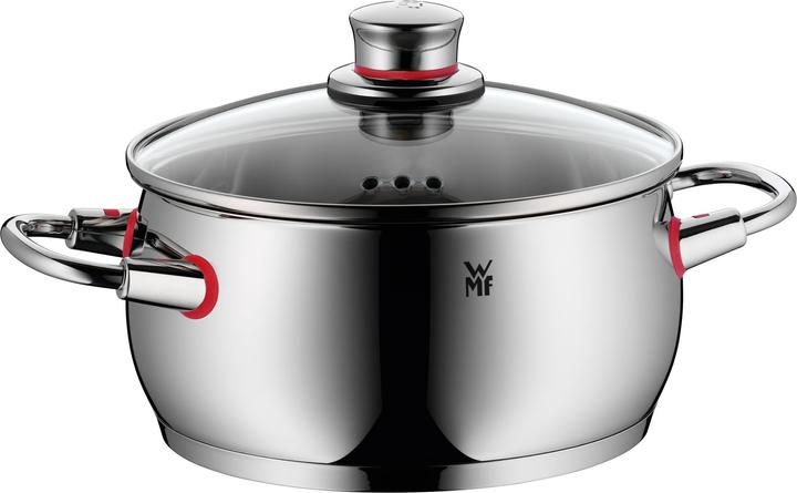 Immagine prodotto WMF Qualità Uno (20 cm, Padella per friggere, Acciaio inossidabile)
