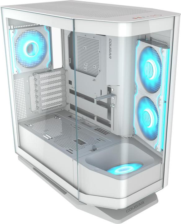 Produktbild Cougar Boitier Moyen Tour E-ATX FV270 RGB avec panneaux vitrés (Blanc) (mATX, Mini-ITX, ATX, SSI CEB)