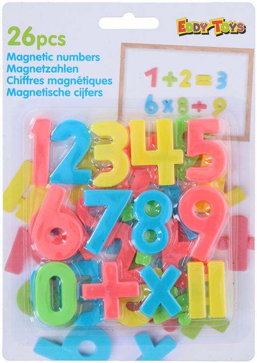 Actual product image Eddy Toys Magnetic numbers (26 x)