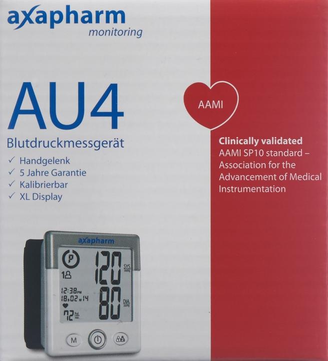 Immagine prodotto Axapharm Misuratore di pressione sanguigna da polso AU4 (Misuratore di pressione sanguigna da polso)