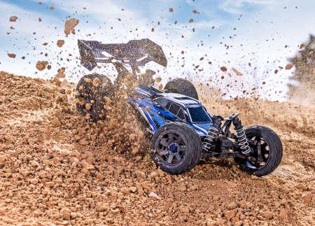 Actual product image Traxxas JATO 4x4 BL2S Brushless blau 1/8 RTR, HD-Teile, ohne Akku/Lader (RTR Ready-to-Run)