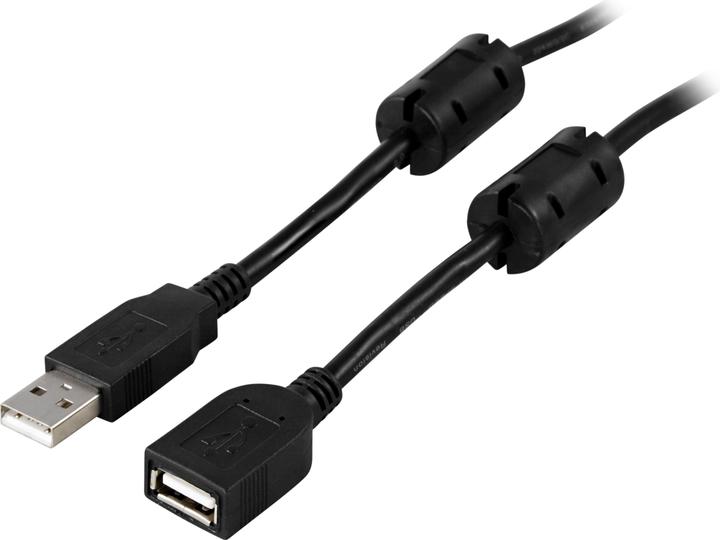 Actual product image Deltaco USB forlaengerkabel - 2 m (2 m, USB 2.0)