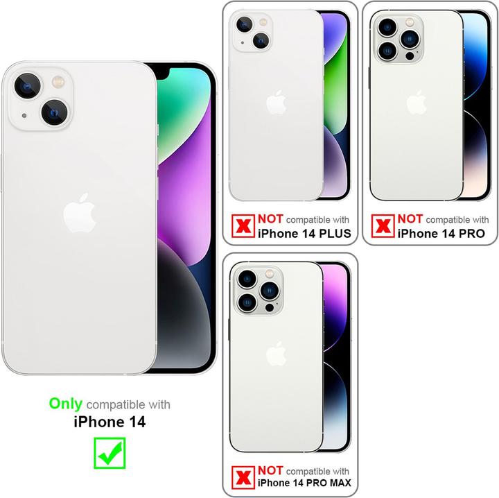 Immagine prodotto Cadorabo Custodia per Apple iPhone 14 in TPU Liquid Ring Stile Custodia in silicone (Apple iPhone 14)