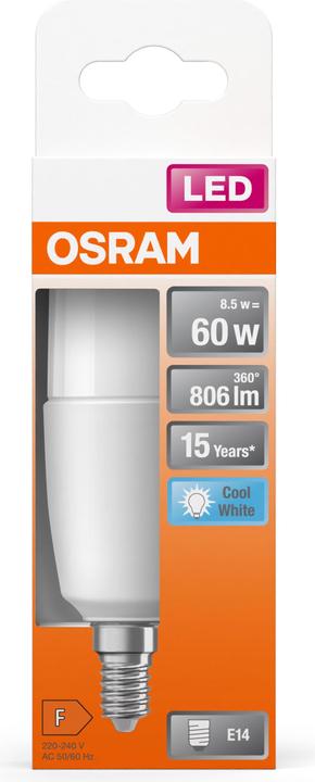 Produktbild Osram Led Star Stick (E14, 60 W, 806 lm, 1 x, F)