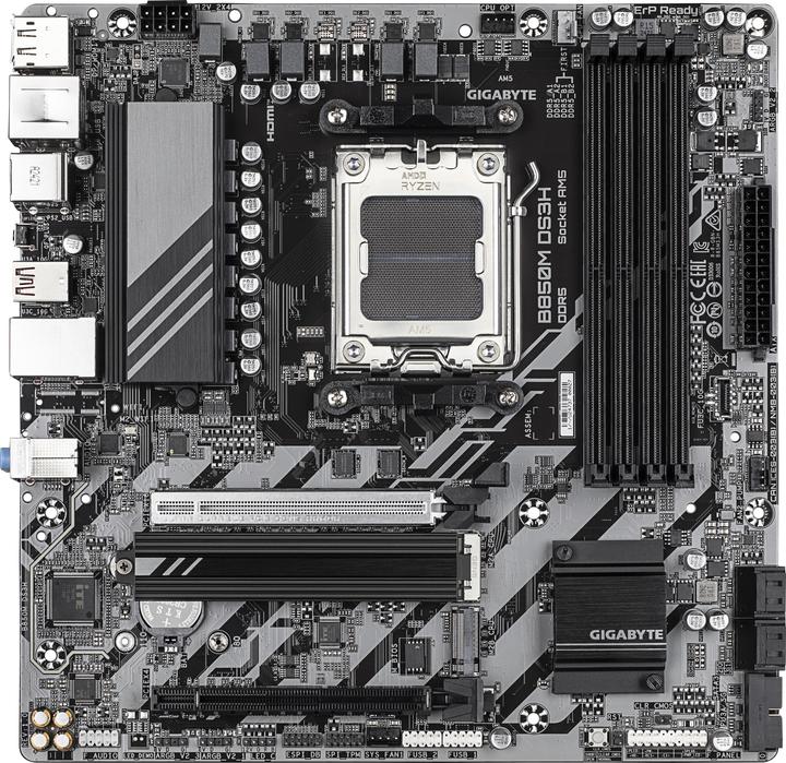 Produktbild Gigabyte B850M DS3H (AM5, AMD B850, mATX)