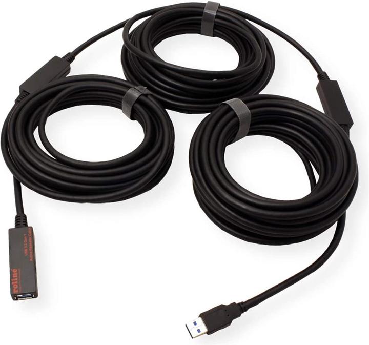 Image du produit Roline USB3.2 Gen1 Act. Câble de répéteur (20 m, USB 3.2 Gen 1)