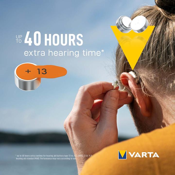 Image du produit Varta Hearing Aid Battery 13 6 bli (6 pcs, 13, 310 mAh)