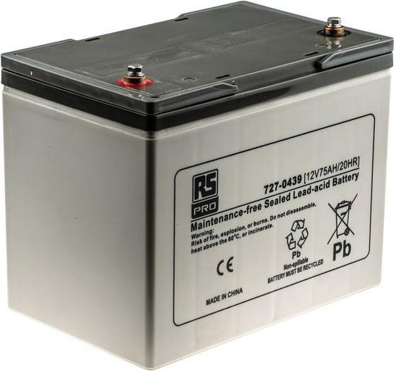 Produktbild Rs Pro Blei-Säure Akku AGM 12V 75Ah (12 V, 75000 mAh)