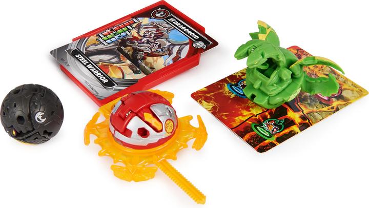 Actual product image Spin Master Bakugan 2023 Starter Pack with 3 Bakugan (incl. 1 Special Attack Dragonoid, 2 Core Balls (Nillious