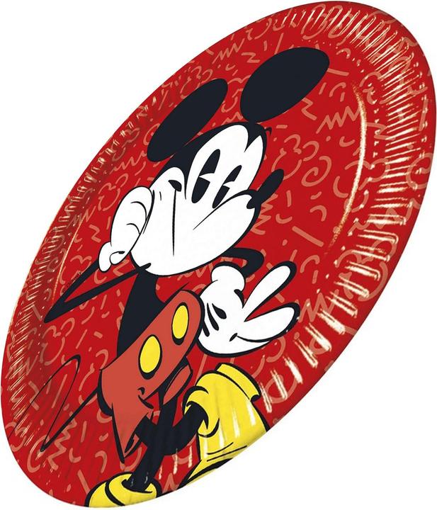 Actual product image Disney Paper Mickey Mouse Party Plates (Pack of 8) (8 x)