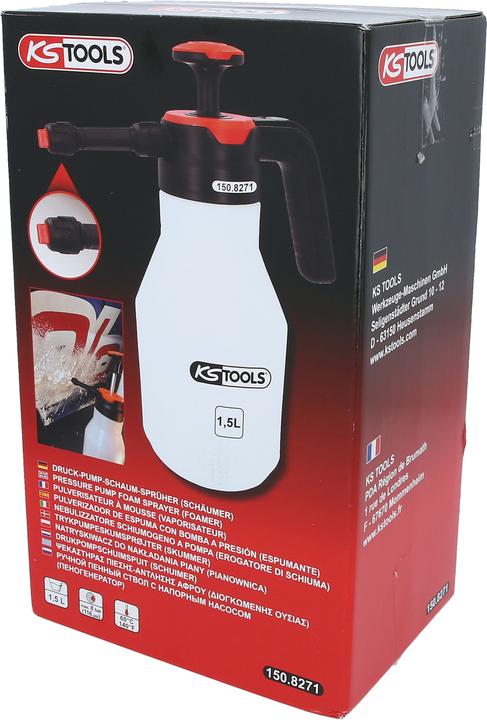 Actual product image KS Tools Pressure Pump Foam Sprayer (Foamer) (1.50 l)