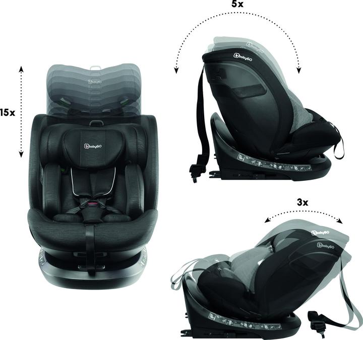 Produktbild BabyGo Protection 360 black (Kindersitz)