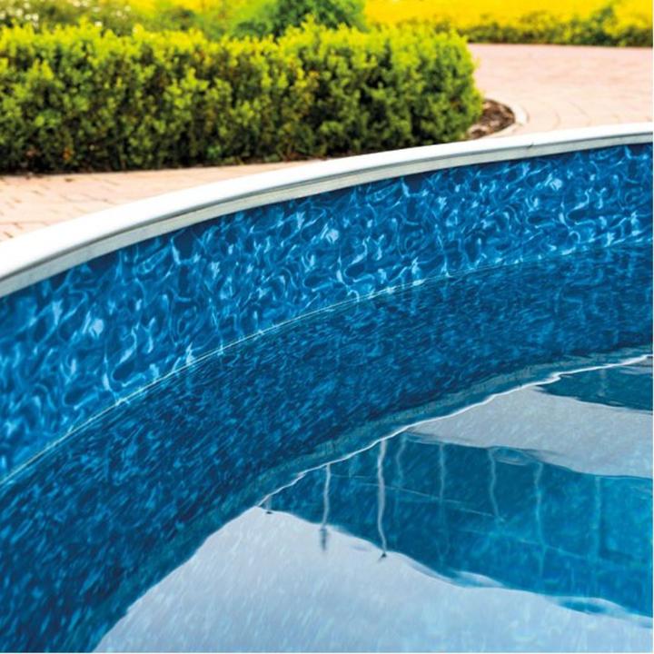 Immagine prodotto Poolomio Liner per piscina rotonda in marmo blu | 3,60 x 1,10 m
