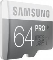 Image du produit Samsung Pro microSDXC (64 Go, microSDXC, U1, UHS-I)