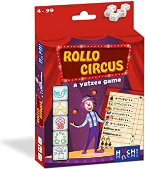 Actual product image Asmodée Rollo Yatzee - Circus Dice Game