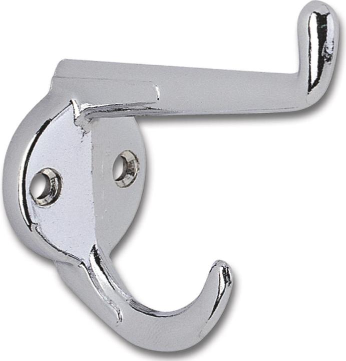 Actual product image Siro Hat hook Epsilon width 32 mm, height 72 mm, ZN chrome-plated polished