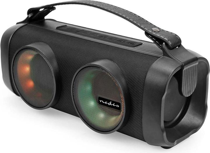 Produktbild Nedis Bluetooth® Party Boombox | 5 Std | 2.0 | 24 W | Medienwiedergabe: AUX / USB | Verknüpfbar | Tr (5 h, Batteriebetrieb)