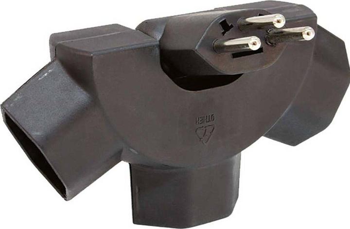 Steffen Steko Peacock Abzweigstecker (Typ 13, 3 x)