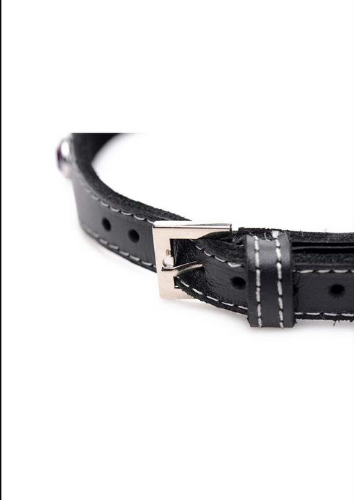 Produktbild Master Series Royal Vixen Leather Collar with Rhinestones
