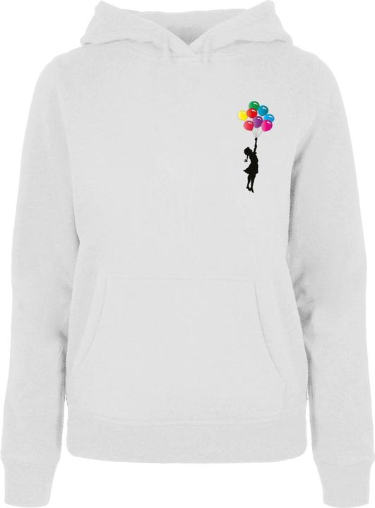 Merchcode Ladies Girl Floating Away Hoody - 111903