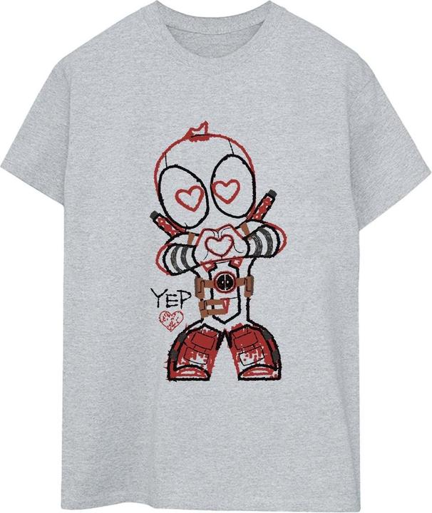 Produktbild Deadpool Love Beam Line TShirt (3XL)