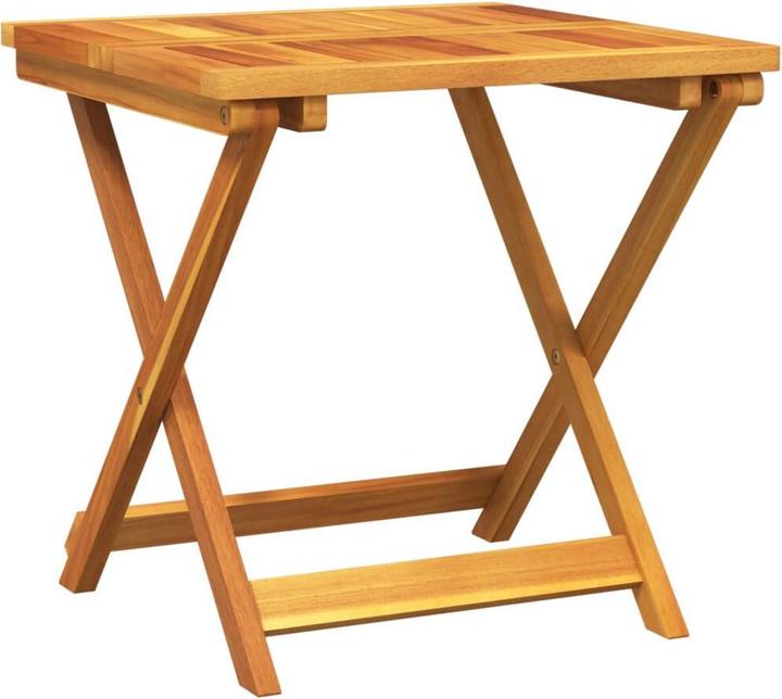 Actual product image VidaXL Folding acacia garden table (50 cm)