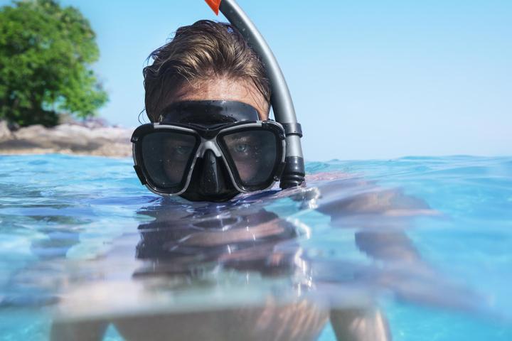 Produktbild Bestway Hydro-Pro BlackSea Snorkel & Fin Set, Adult, Half face mask, Tempered glass, Assorted colour