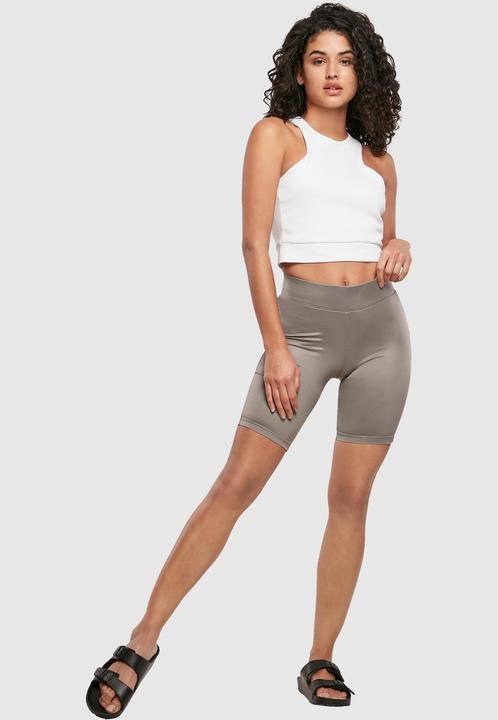 Actual product image Urban Classics Ladies Imitation Leather Cycle Shorts (M)