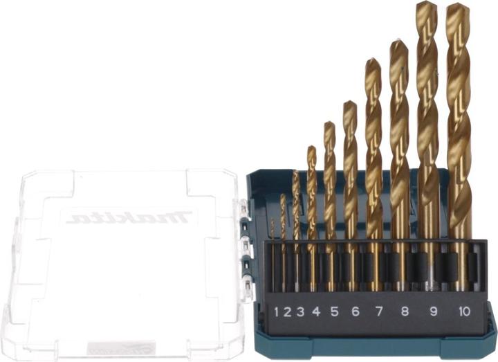 Image du produit Makita Jeu de forets HSS D-72849 (1.0-10 mm)