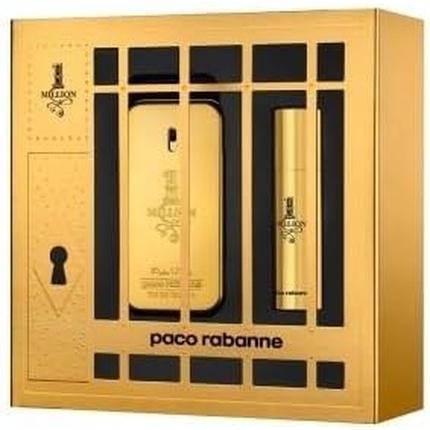Actual product image Paco Rabanne 1 Million Gift Set 50ml EDT + 10ml EDT Travel Spray (Fragrance set)