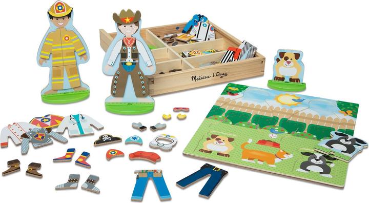Produktbild Melissa & Doug Occupations Magnetic Pretend Play Set