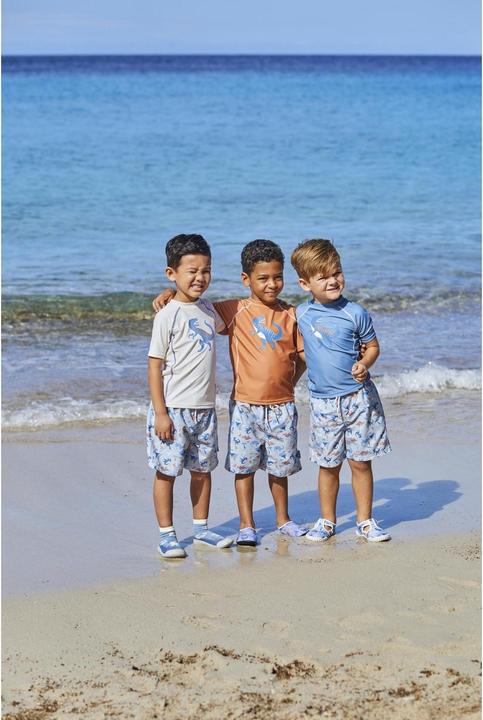Actual product image Playshoes UV shirt short sleeve Dino Ecru size 110/116 (110)
