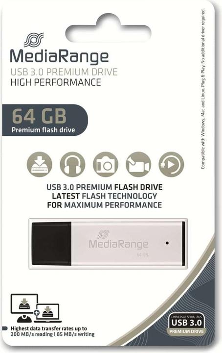 Produktbild MediaRange USB-Stick (64 GB, USB-A)