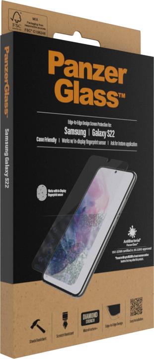Productafbeelding PanzerGlass Geval Vriendelijk (1 Stuk, Samsung Galaxy S22)
