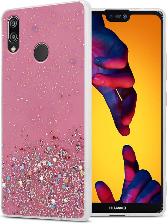 Image du produit Cadorabo Couverture TPU paillettes scintillantes (Huawei Nova 3E)